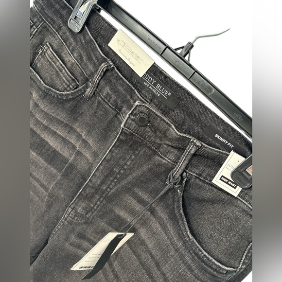 Judy Blue Jeans High Waist Skinny Fit Black Wash Size‎ 13/31 NEW WITH TAGS - Picture 5 of 8
